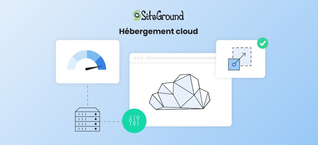 Une infographie montrant le fonctionnement de l’hébergement cloud