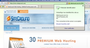 SiteGround with the highest level of SSL assurance