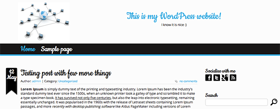 World - Our latest WordPress Theme!