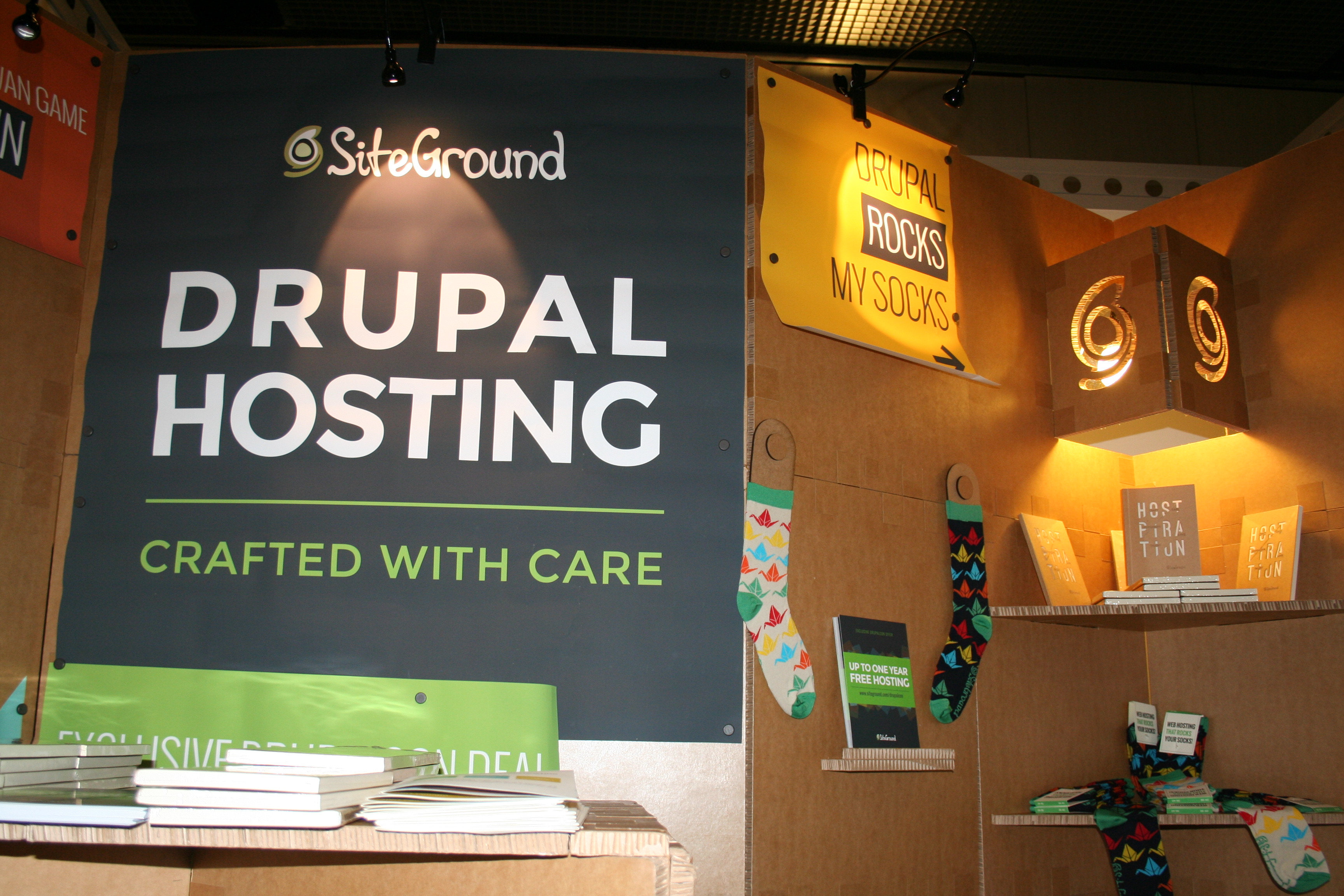 SiteGround DrupalCon Booth