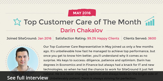 Darin Chakalov SiteGround