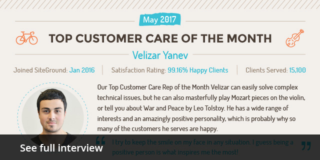 Velizar Yanev SiteGround