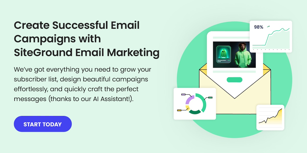 create successful email marketing campaigns with SiteGround
