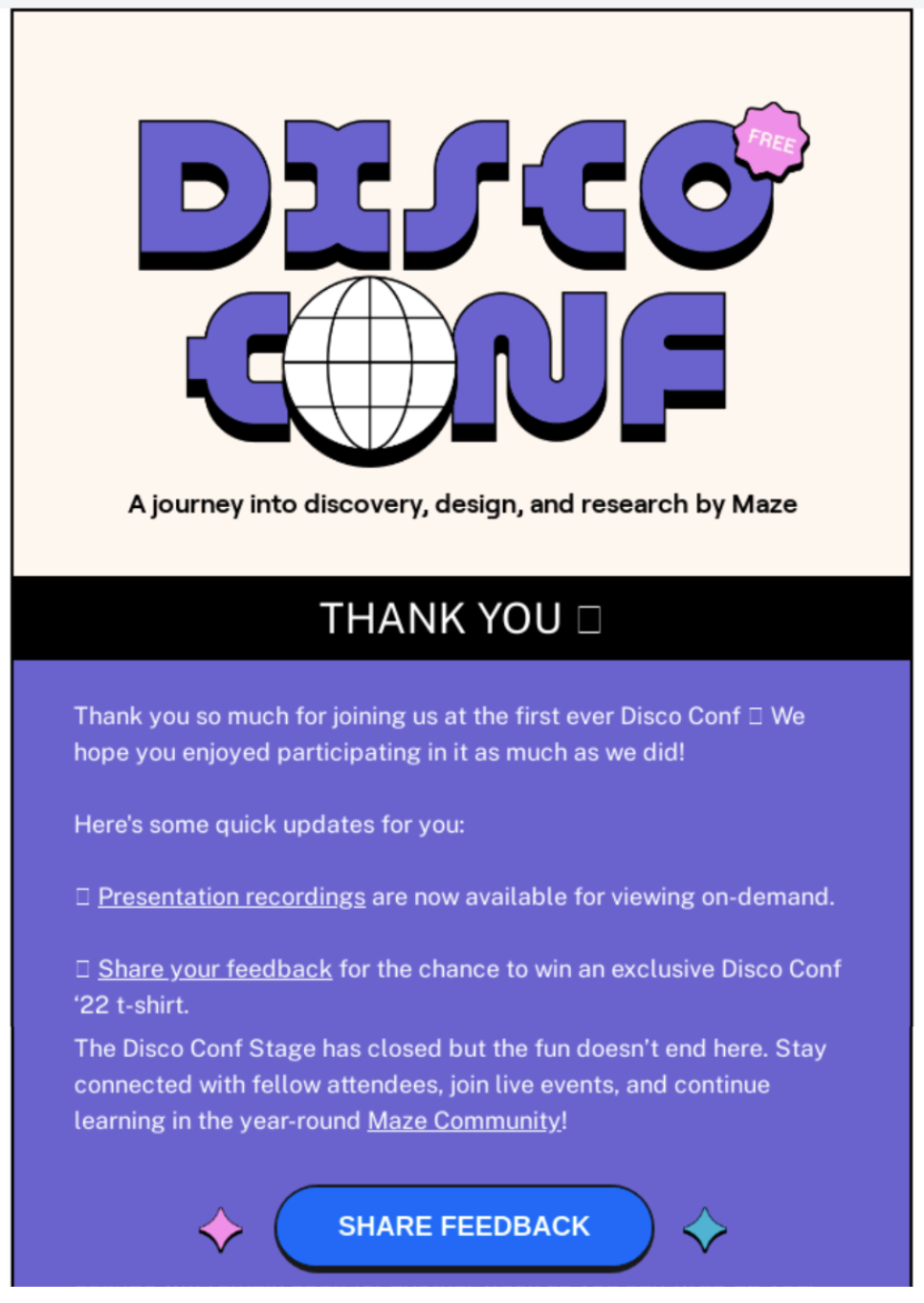 example of event based email retargeting