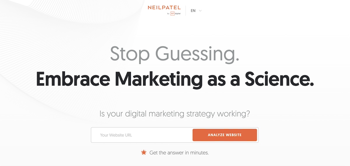 example of a landing page that converts