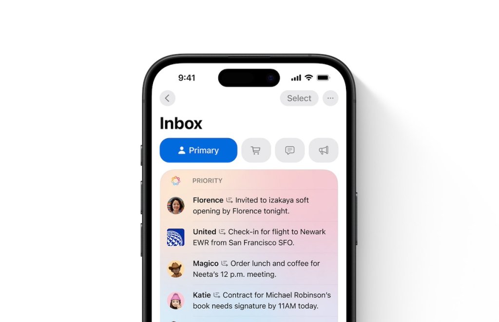 AI generated apple inbox