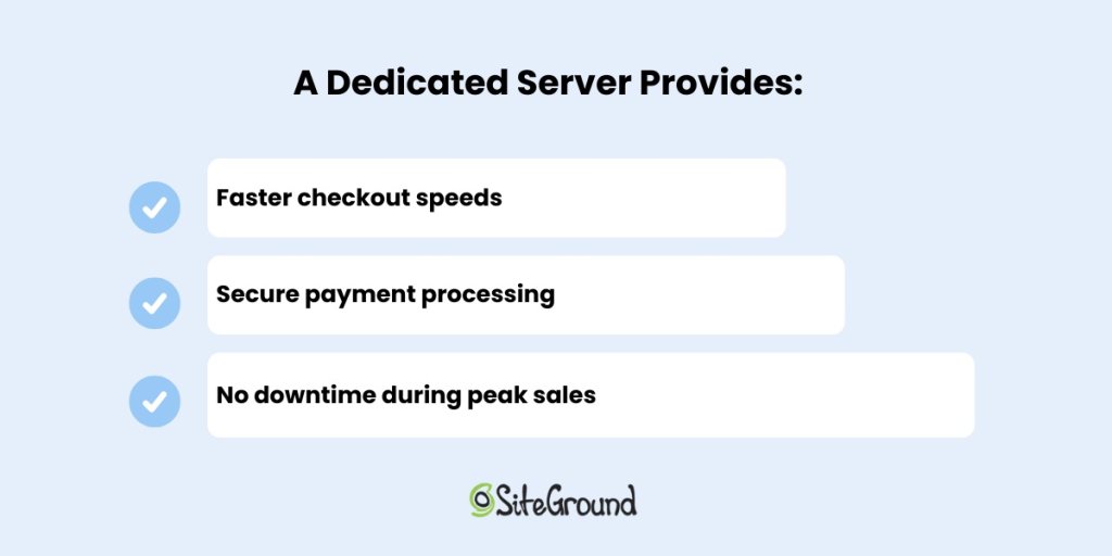 Benefits that a Dedicated server provides
