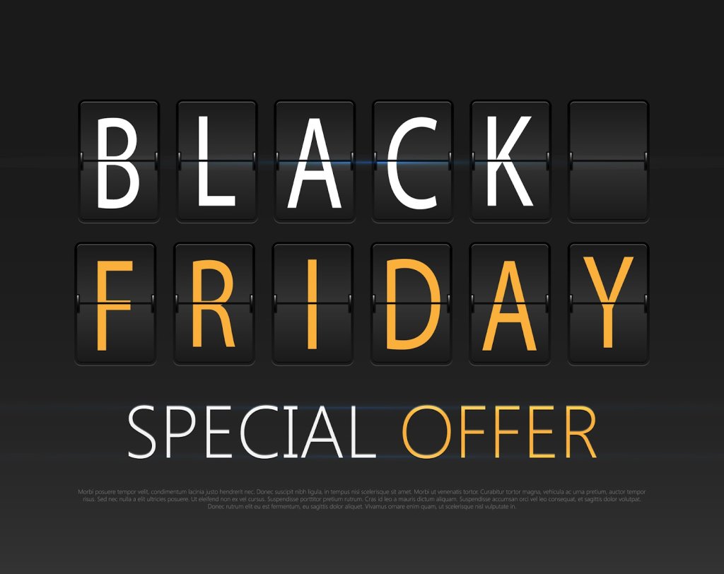 Black Friday - Vector illustration.