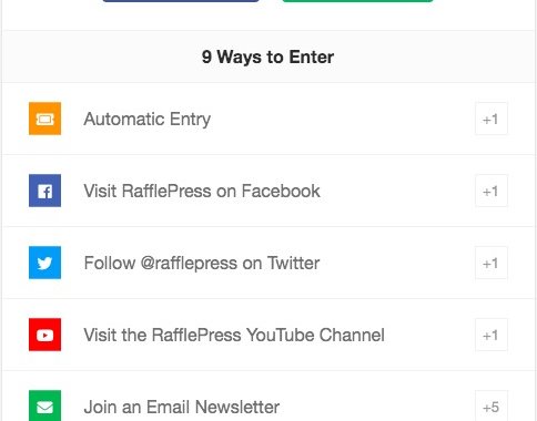 Giveaway-Entry Example