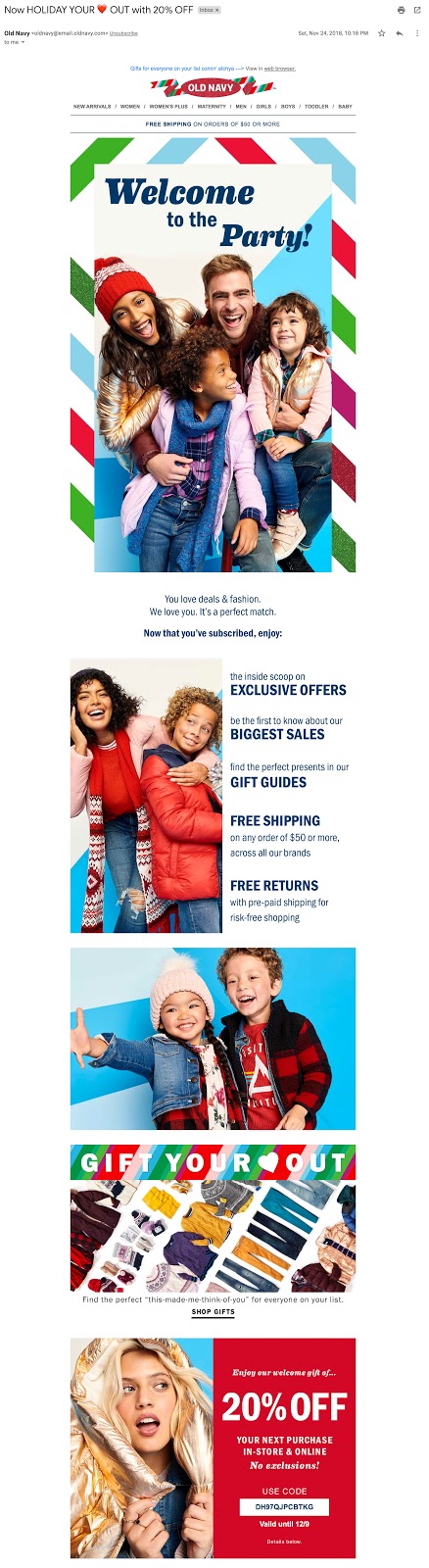 Welcome Email Example