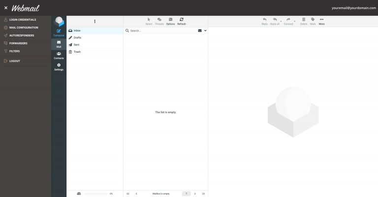 Nueva aplicación de Webmail de SiteGround