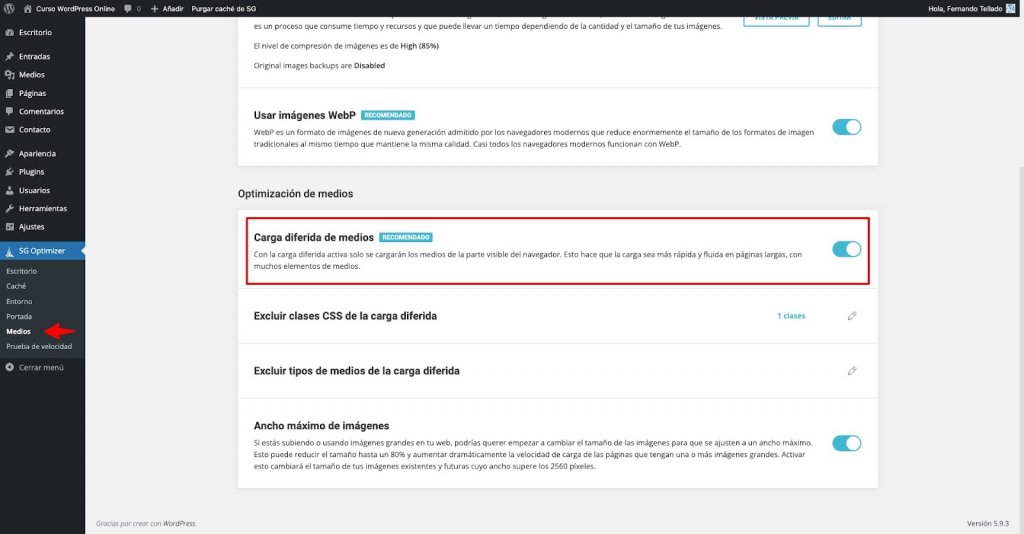 Carga diferida de imágenes y vídeos (Lazy Load)