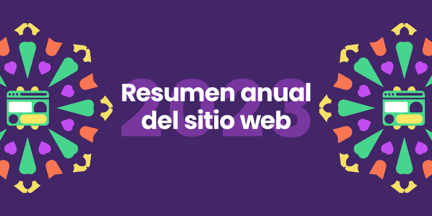 resumen anual del sitio web