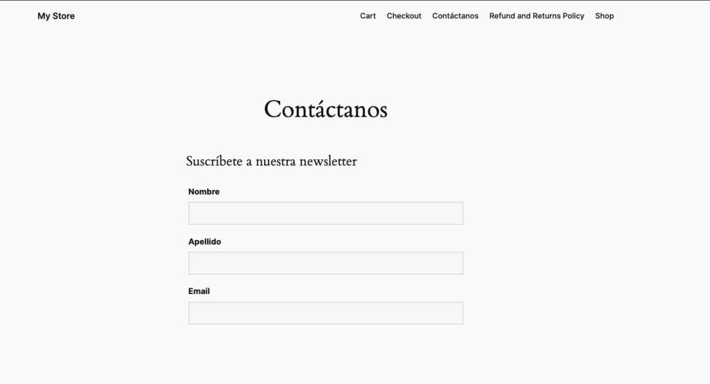 Usa formularios de registro para conseguir suscriptores para tus campañas de email marketing