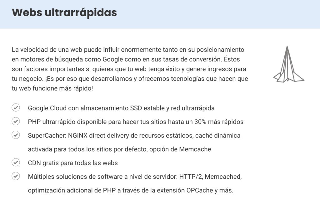 Aumenta la velocidad del sitio 
