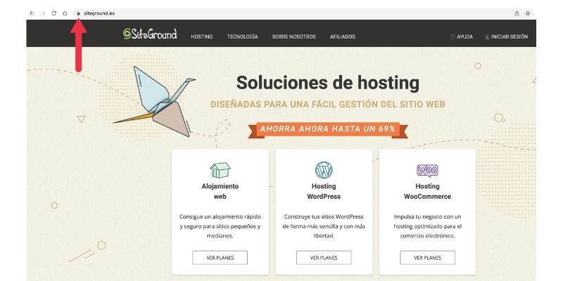 Identificación inequívoca de que la web es segura