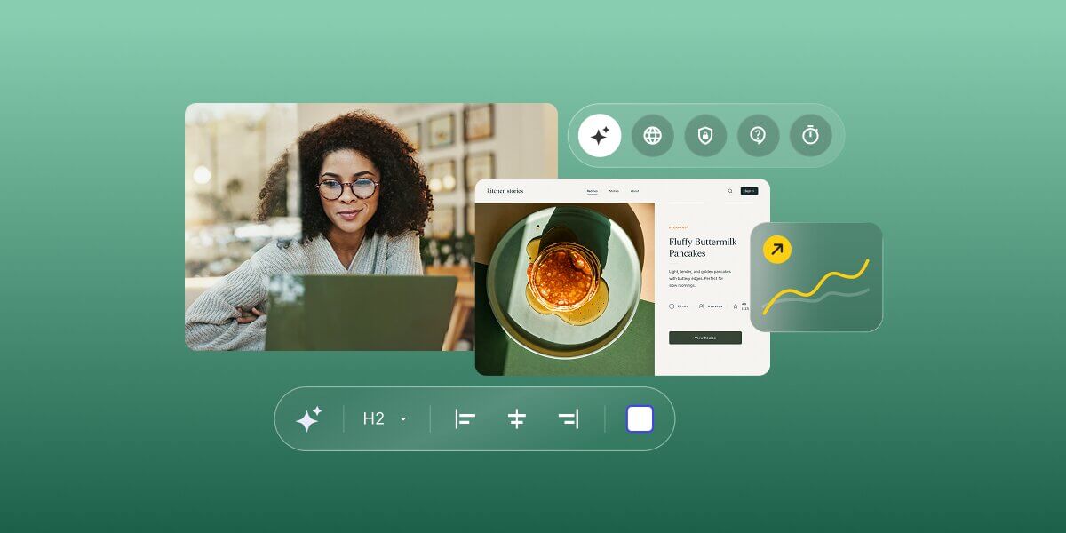 Ilustración abstracta de features incluidas en SiteGround