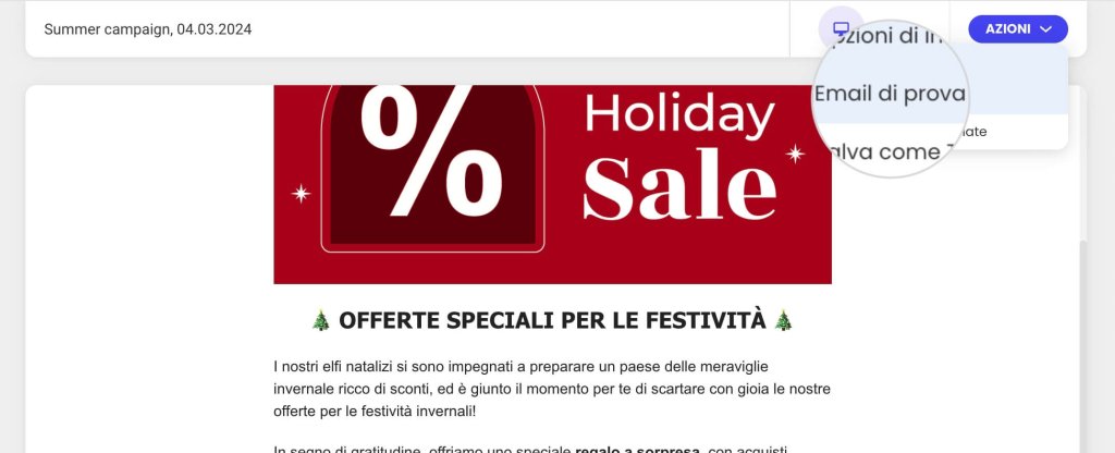 Prova l'opzione email in SiteGround Email Marketing