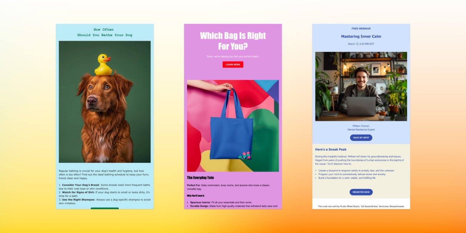 esempi di template per newsletter