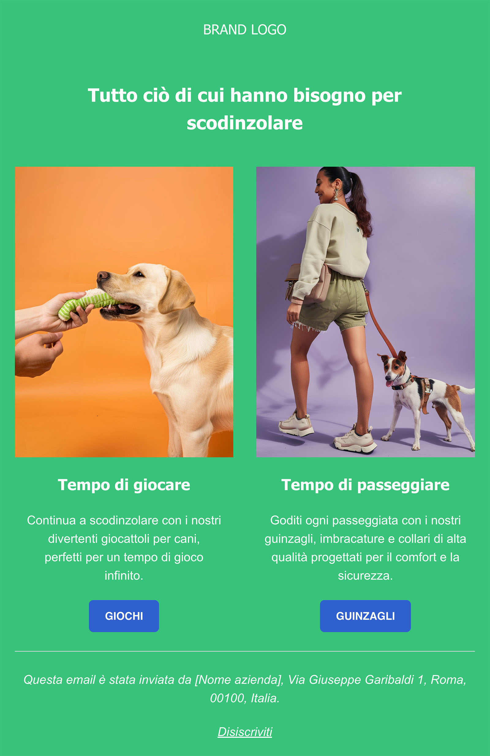 Layout a due colonne
