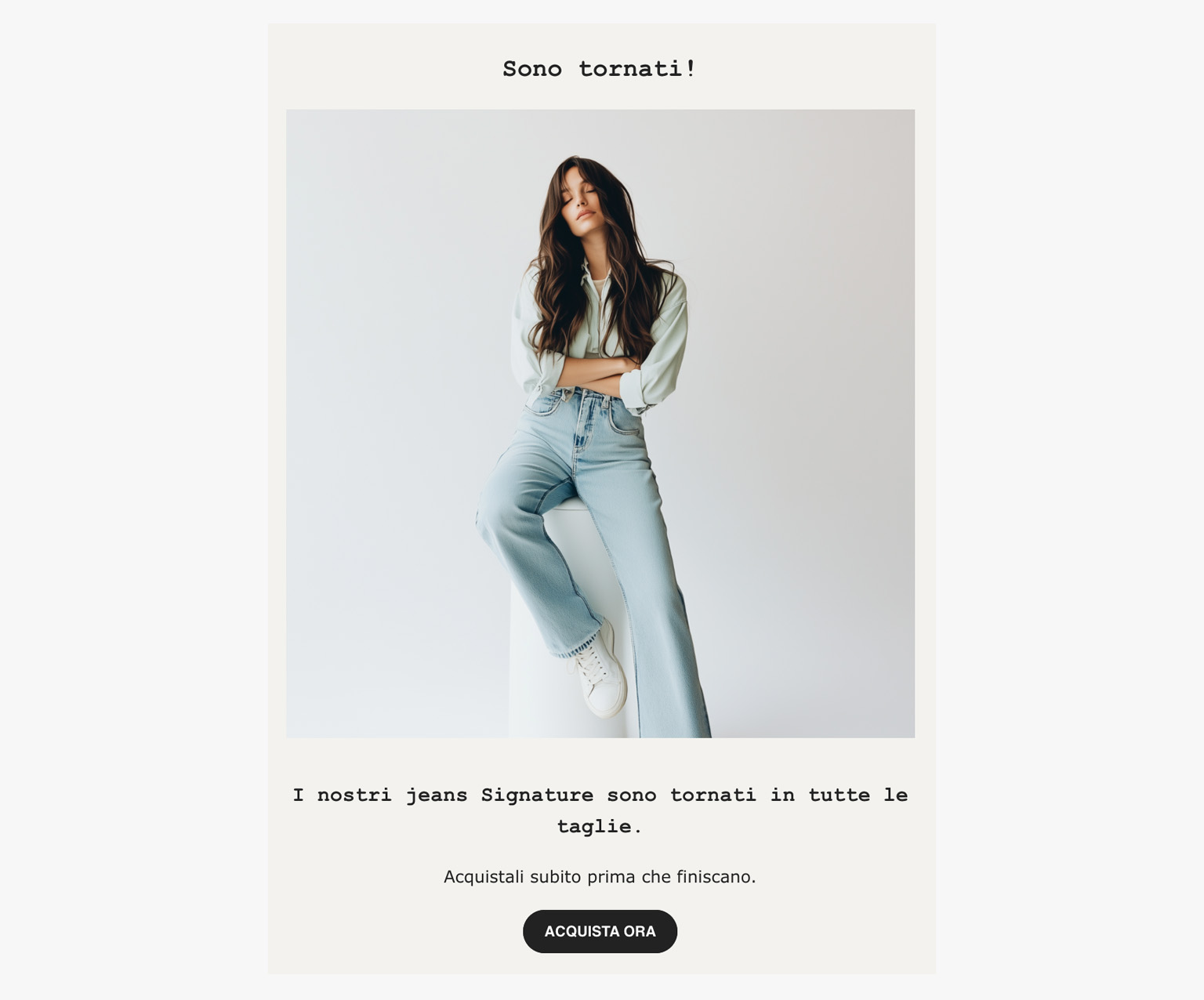 Email di back-in-stock