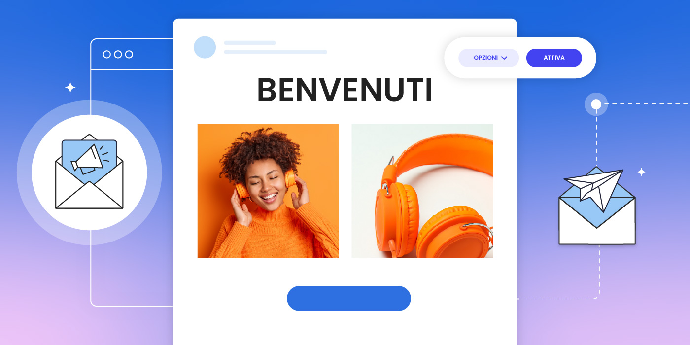 Saluta i nuovi iscritti con email di benvenuto automatiche