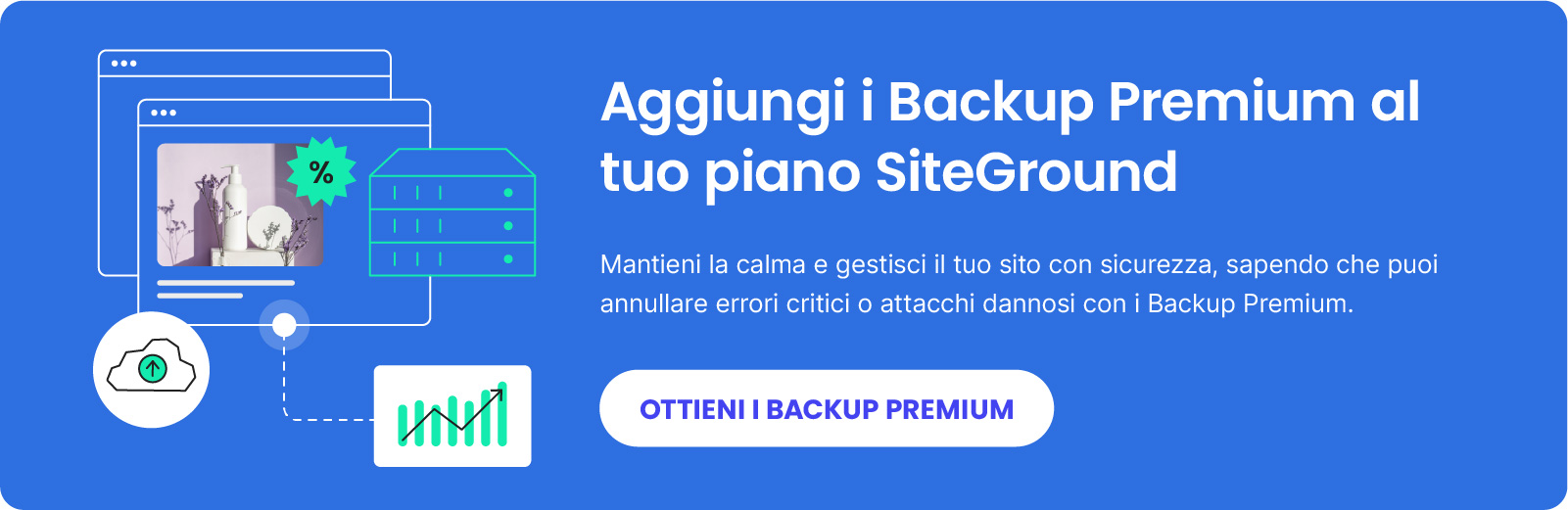 aggiungi i backup premium