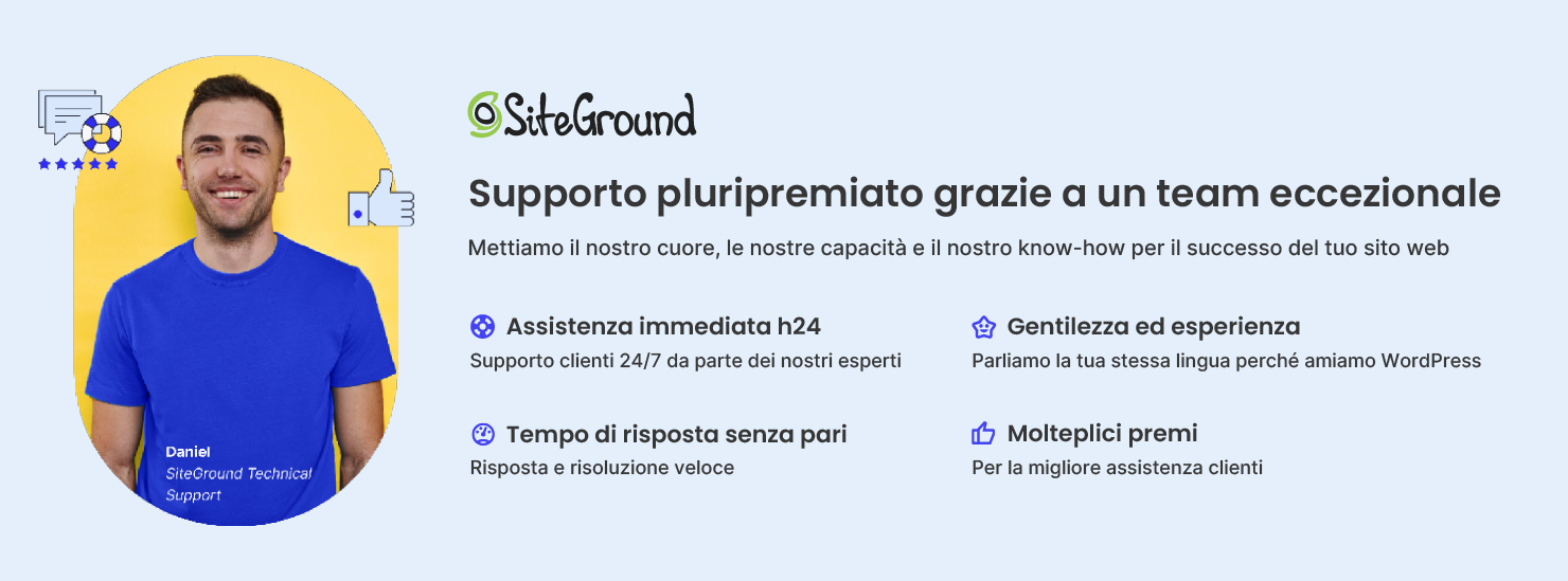 Scopri il nostro team di assistenza