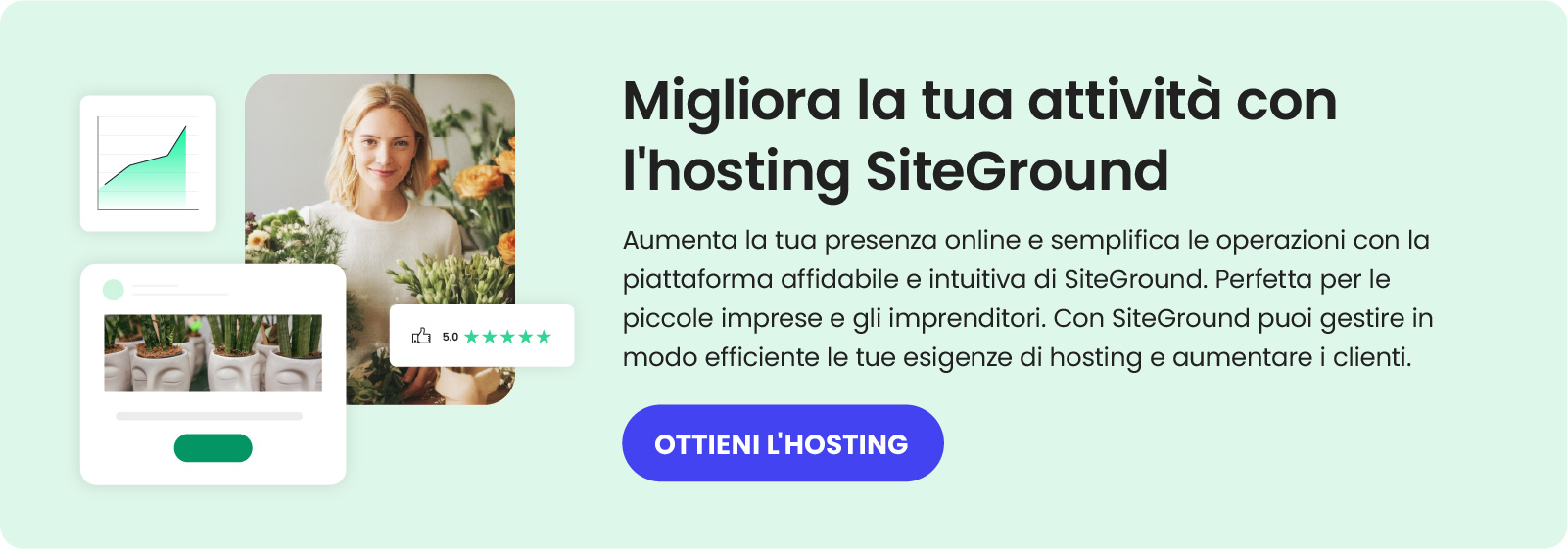 prova l'hosting siteground