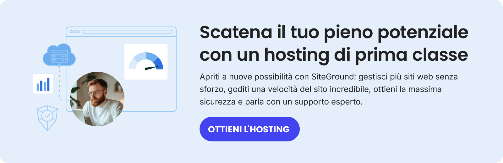 Scegli l'hosting SiteGround