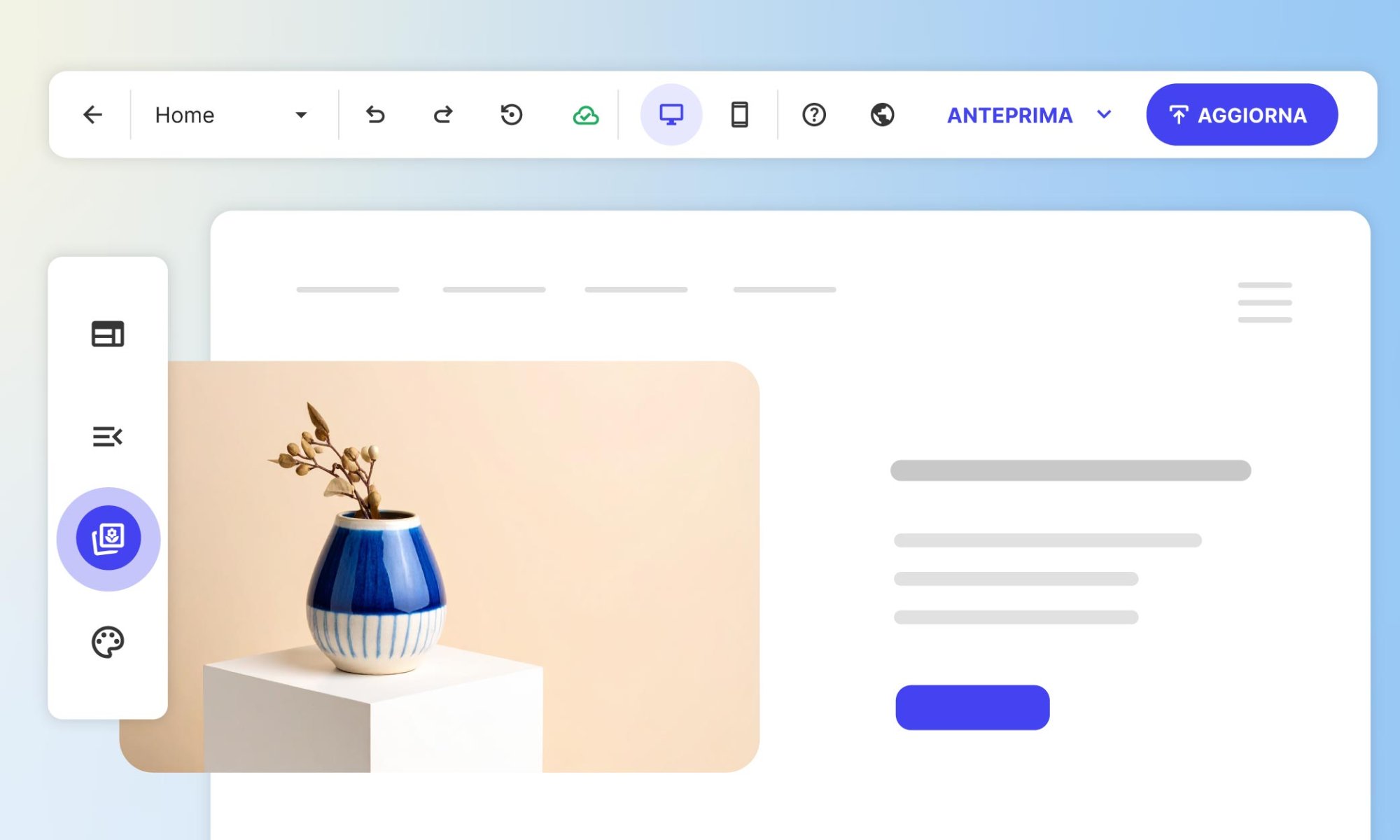 Novità del Website Builder: modifica contestuale, galleria file migliorata e molto altro