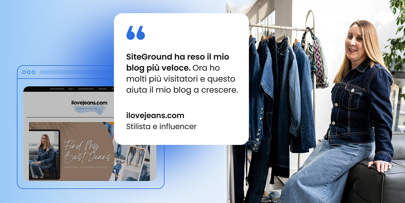 I love jeans e SiteGround