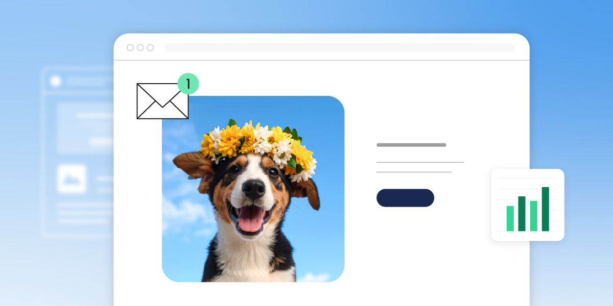 Un'immagine che mostra l'icona di una email in arrivo